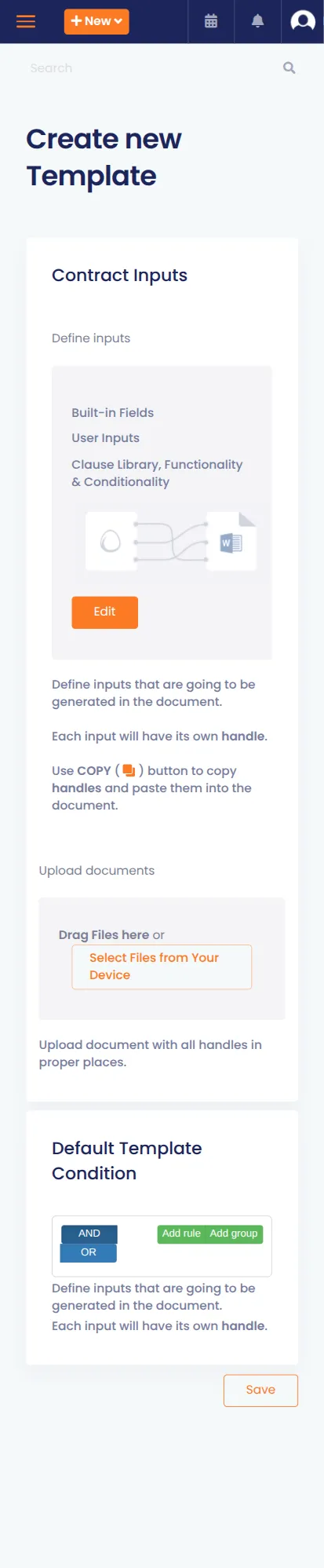 MakeContractsNow — mobile